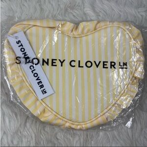 Stoney Clover Lane Ruffle heart pouch